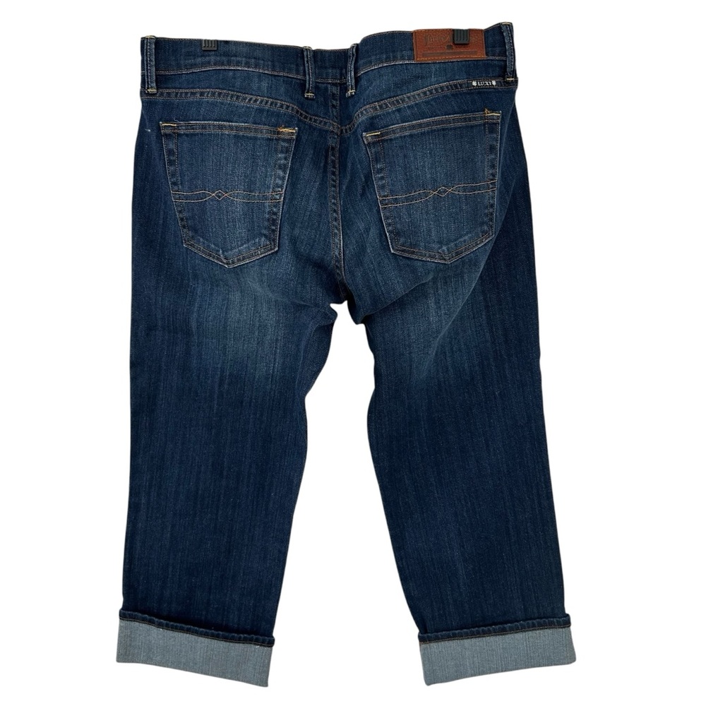 LUCKY BRAND Sweet N’ Crop Cuffed Capri Blue NEW Jeans 12/31 - Picture 9 of 9